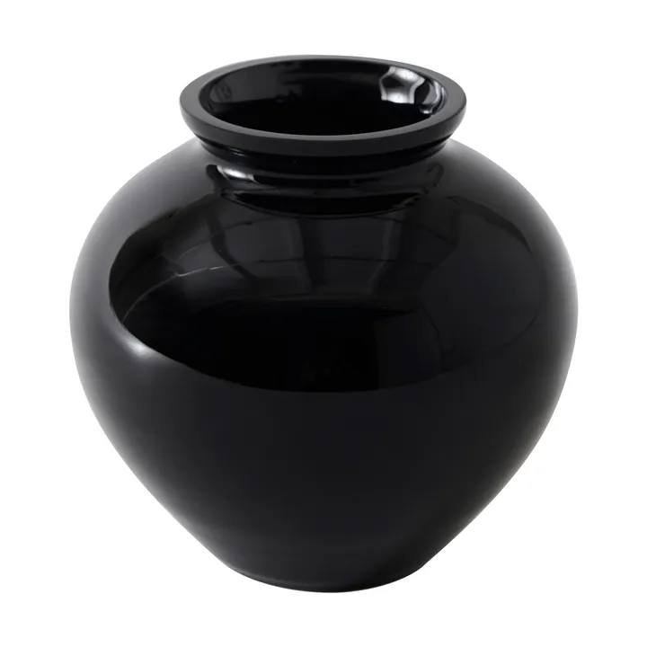 Vaso Velino - Nero, Ø12,5x11,5 cm - Tell Me More