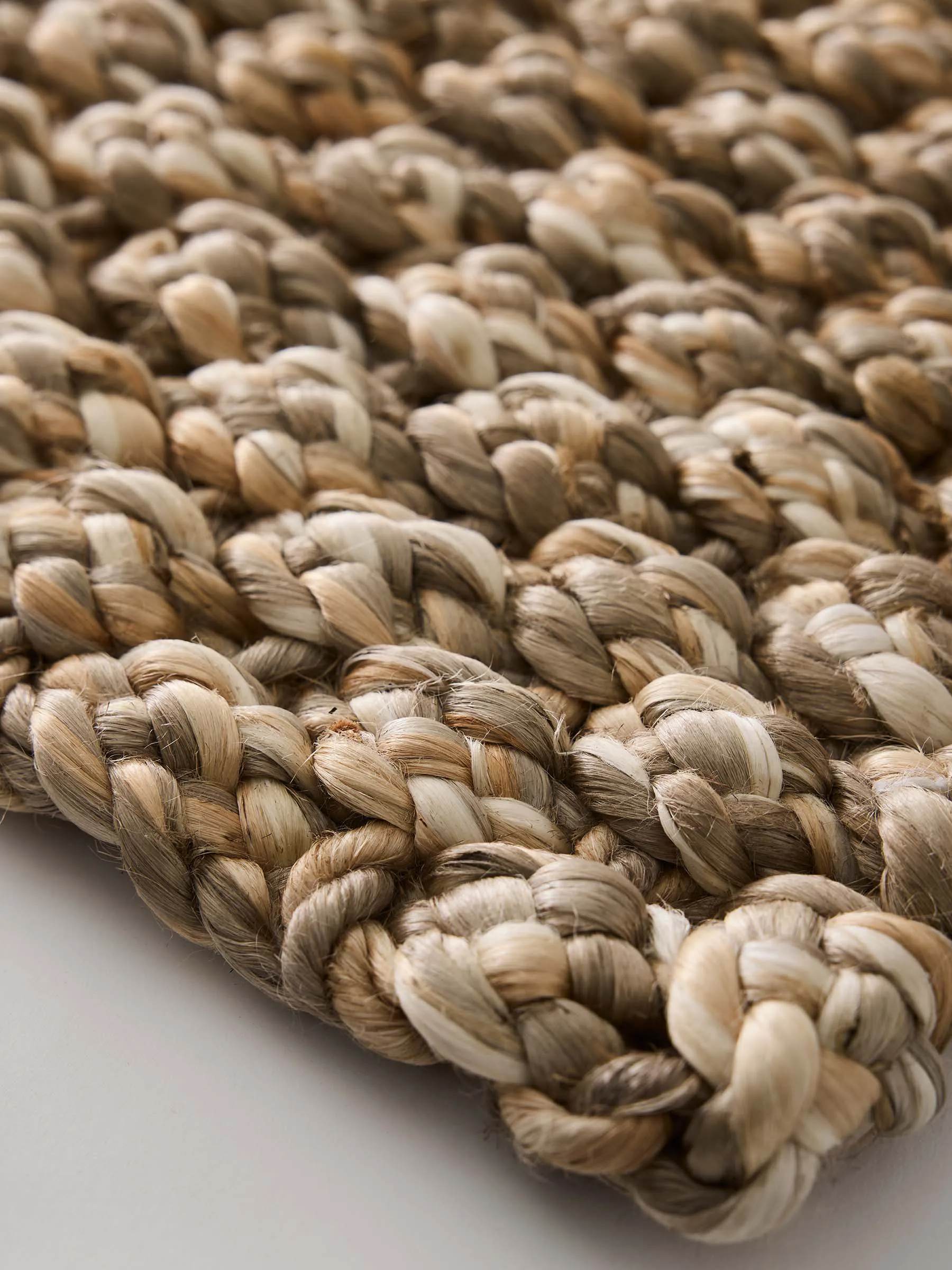 Zerbino in juta intrecciata Braided Tell Me More 45x75 cm, Multi Tell Me More