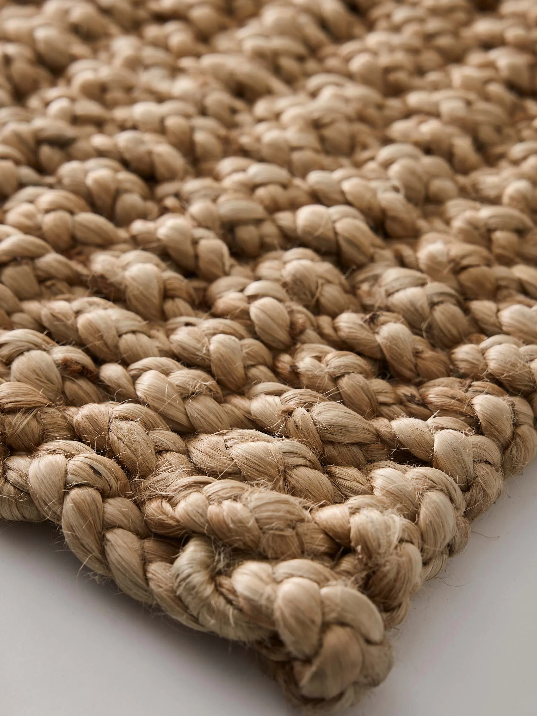 Zerbino in juta intrecciata Braided Tell Me More 45x75 cm, Natural Tell Me More