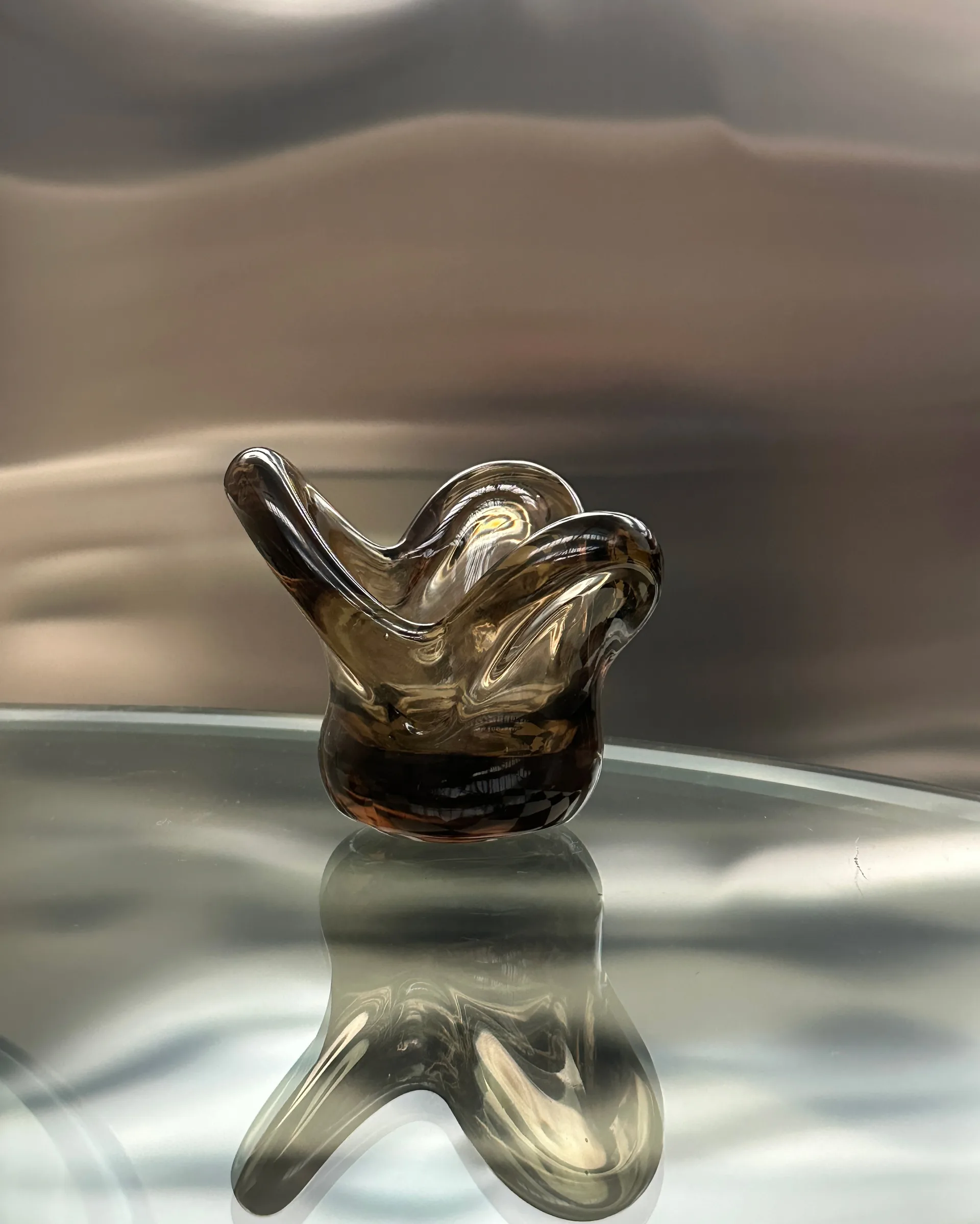 Candelabro Visser, Marrone Tinted