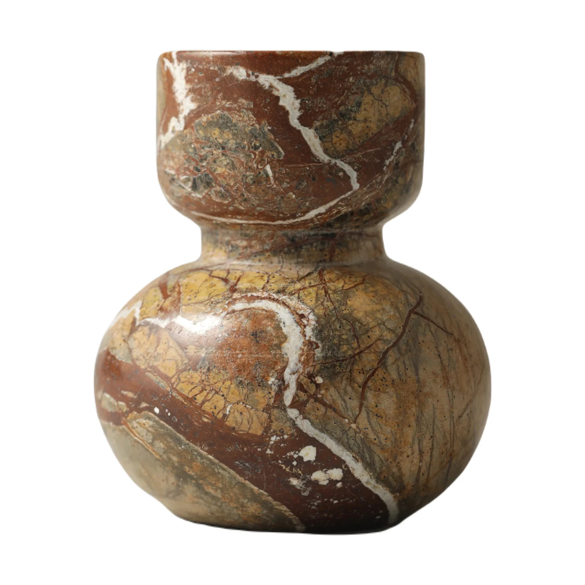 Candeliere Asker 10 cm, Red Tinted