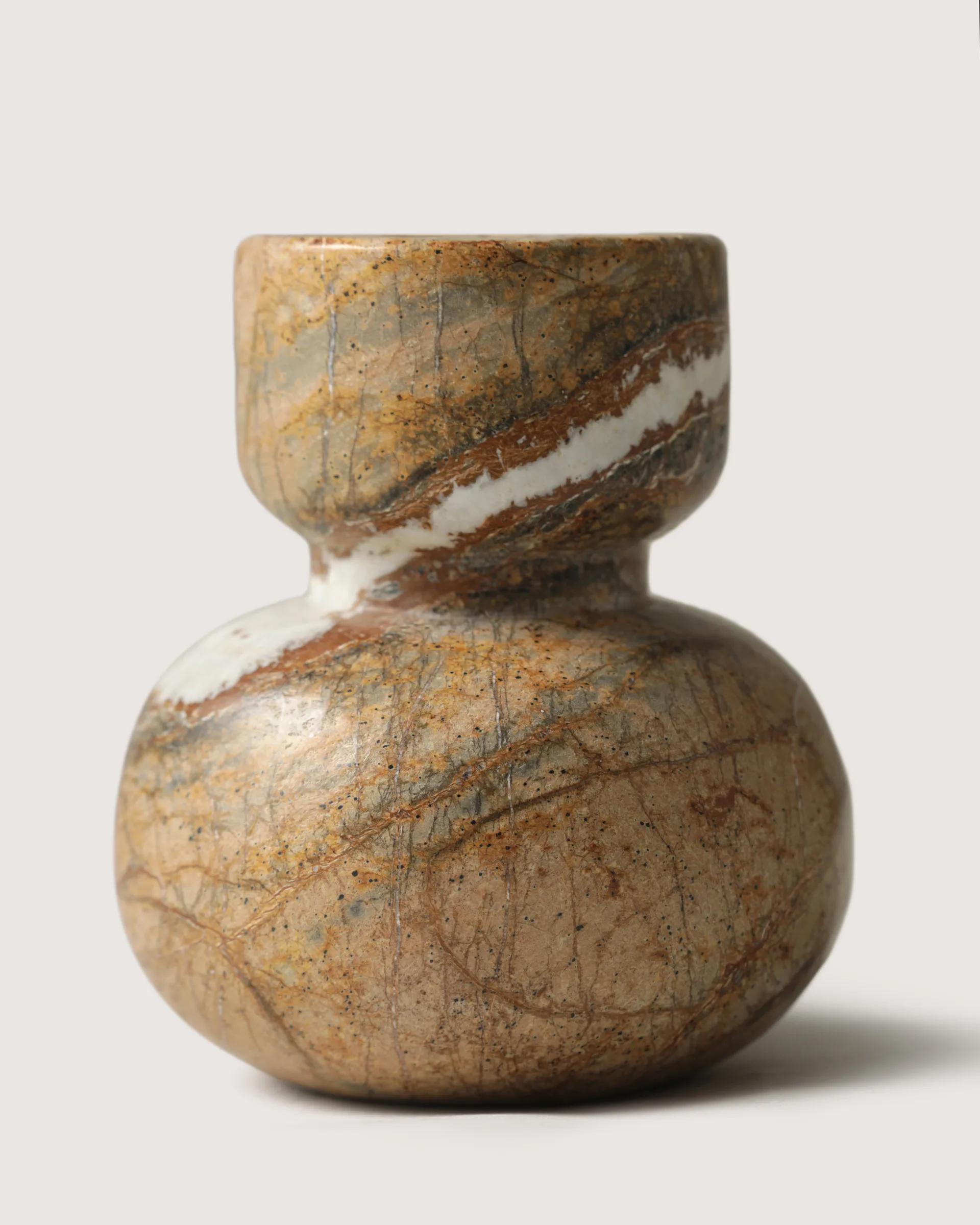 Candeliere Asker 10 cm, Red Tinted