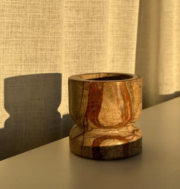 Ciotola Dahl - Pietra rossa - Tinted