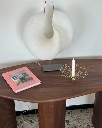 Consolle Lowe - Noce dark brown - Tinted