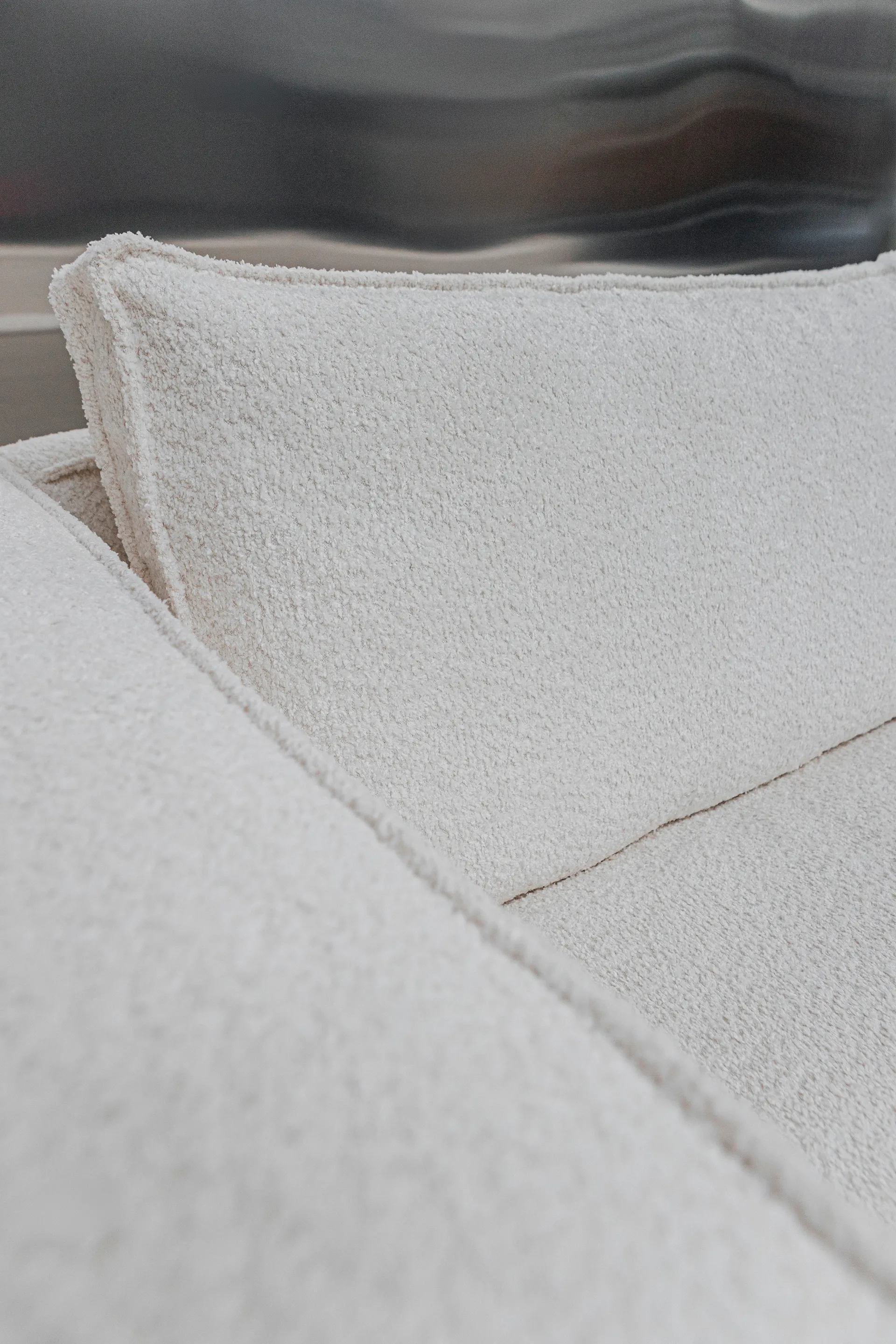 Divano Klinge, Bouclé soft off-white Tinted