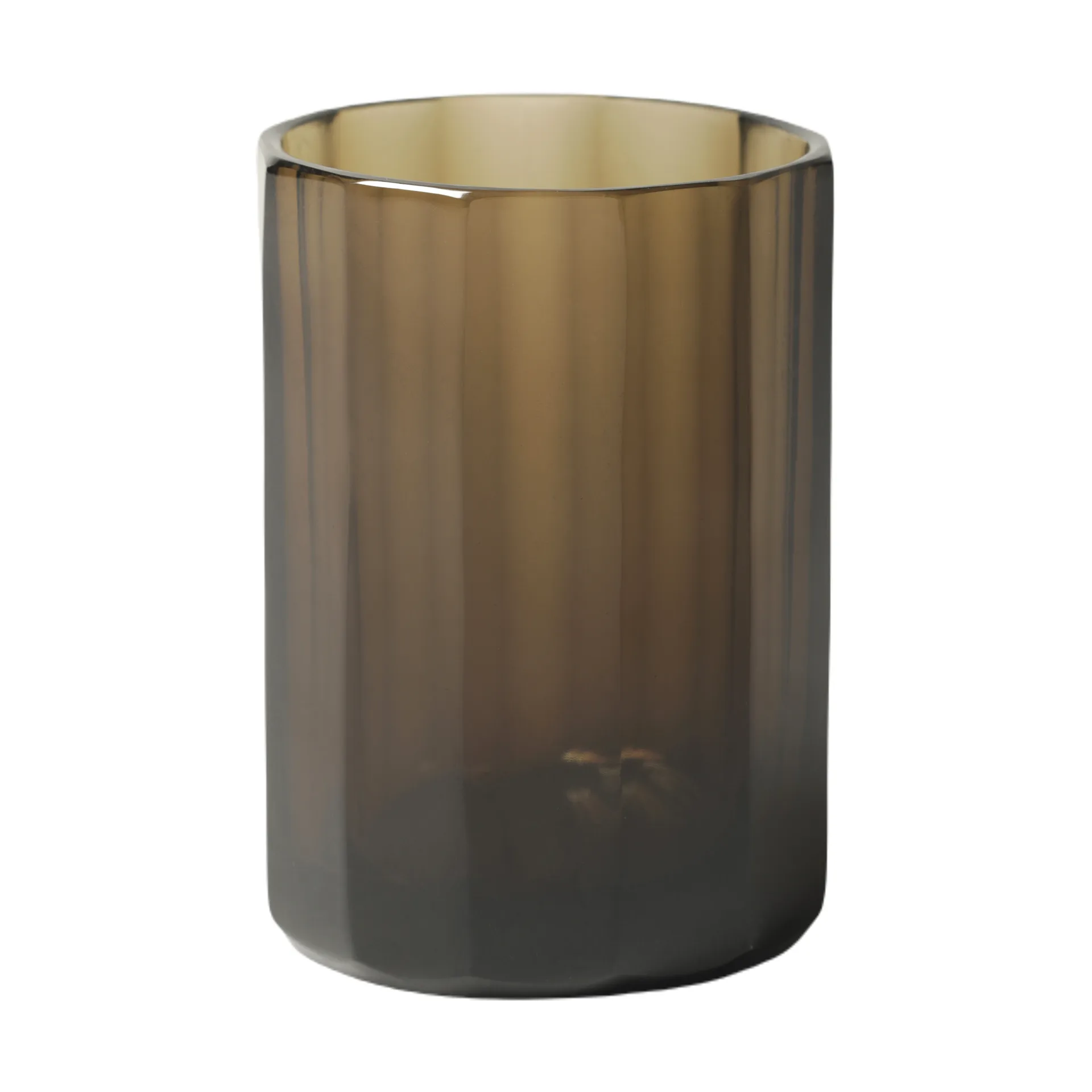 Lanterna Aspelin Ø8x11 cm, Brown Tinted