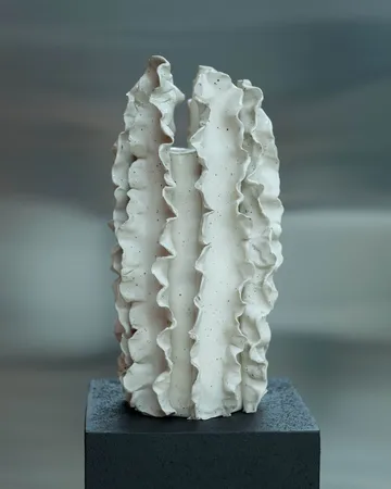 Melera vaso - Beige, 33x16 cm - Tinted