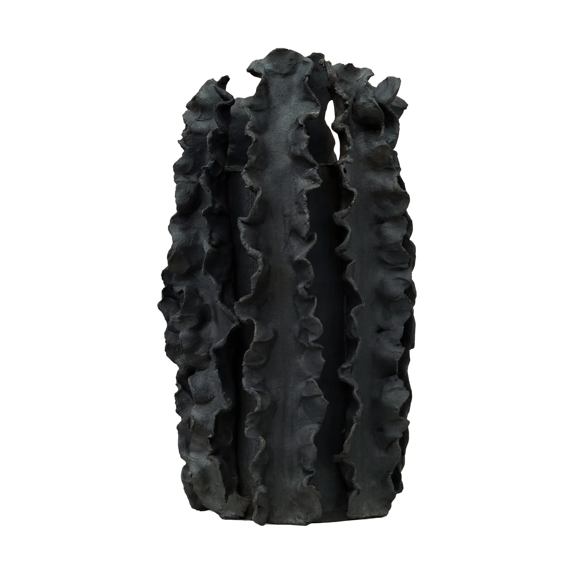 Melera vaso, Black, 33x16 cm Tinted