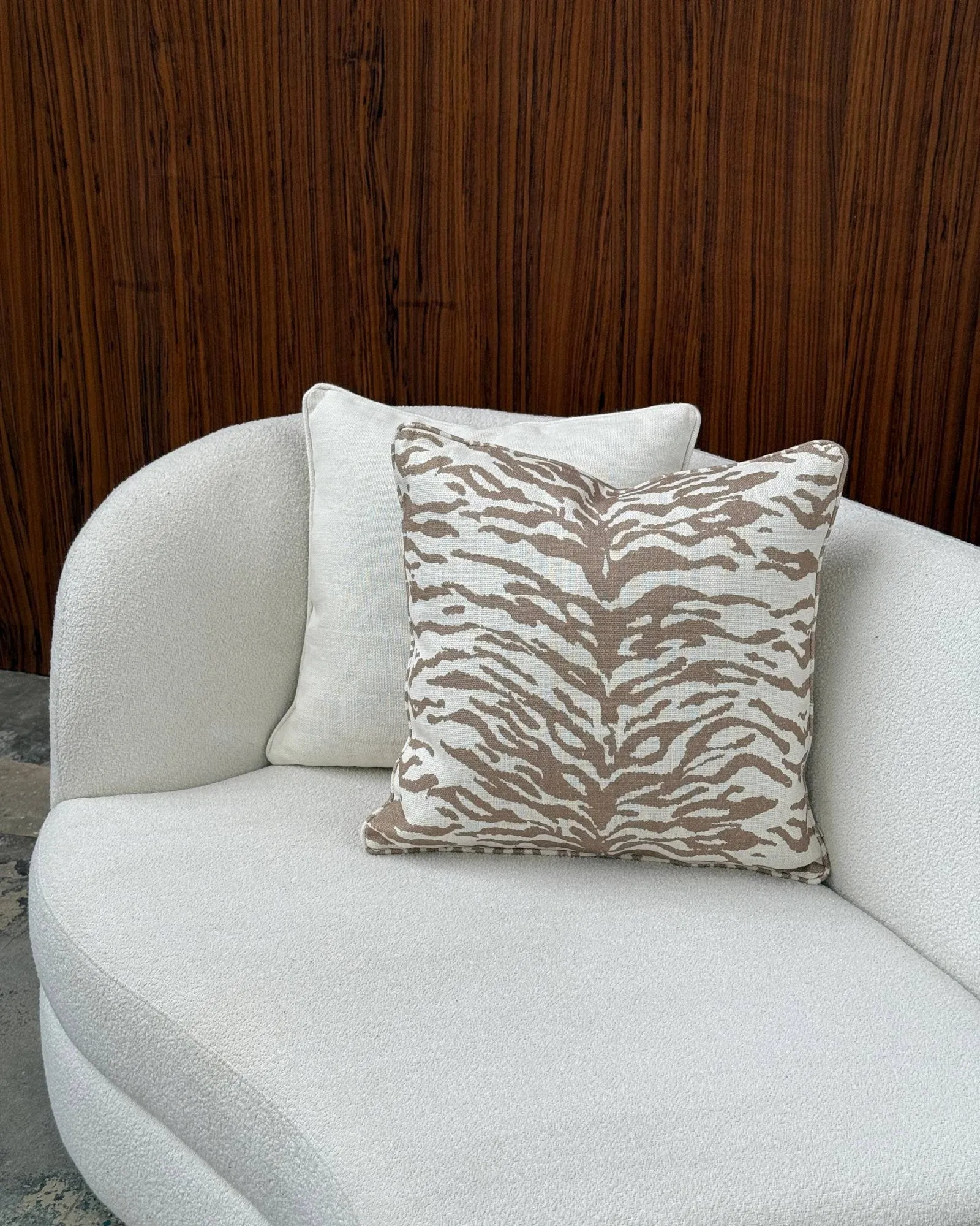 Norell cuscino decorativo, Tiger beige-off white, 50x50 cm Tinted