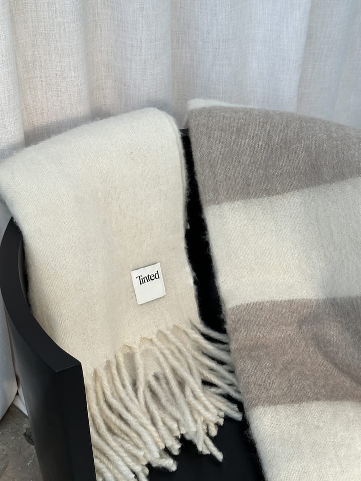 Plaid in lana Jungberg 130x170 cm, Offwhite Tinted