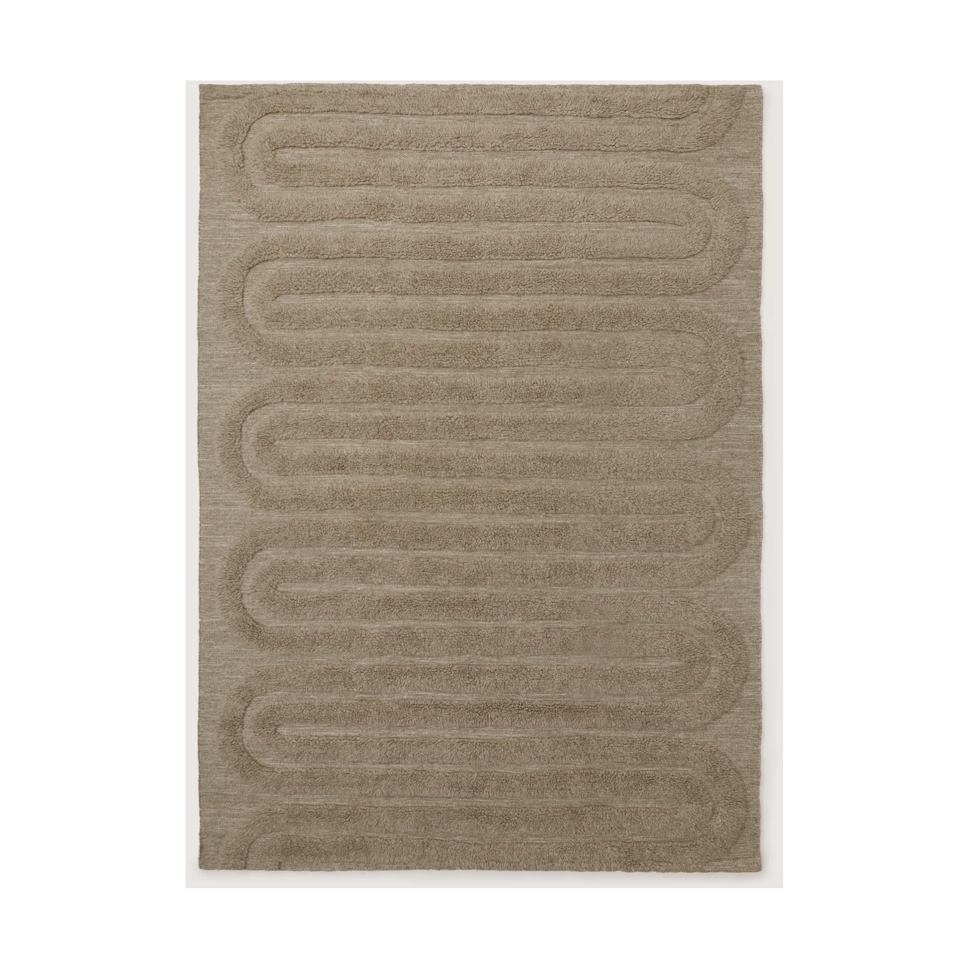 Riklund Riklund tappeto in lana, Beige-melange, 250x350 cm Tinted