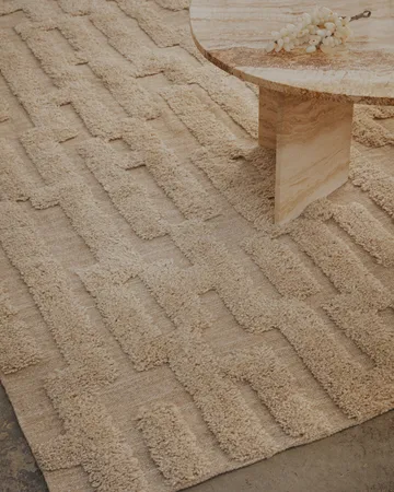 Tappeto in lana Bielke 200x300 cm - Beige-melange - Tinted