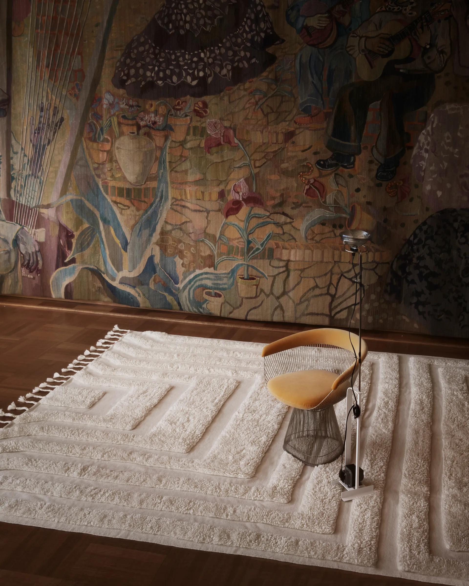 Tappeto in lana Kask 170x240 cm, Offwhite Tinted