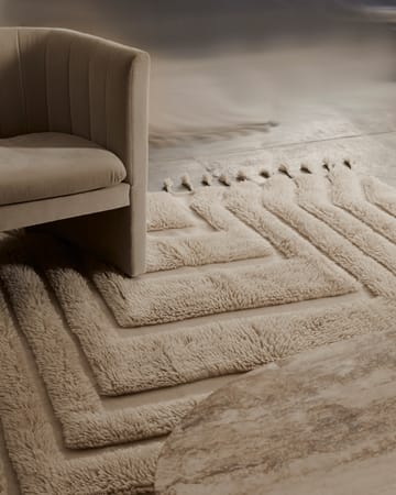 Tappeto in lana Kask 300x400 cm - Beige - Tinted