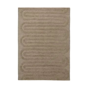 Tappeto in lana Riklund 160x230 cm - Beige-melange - Tinted