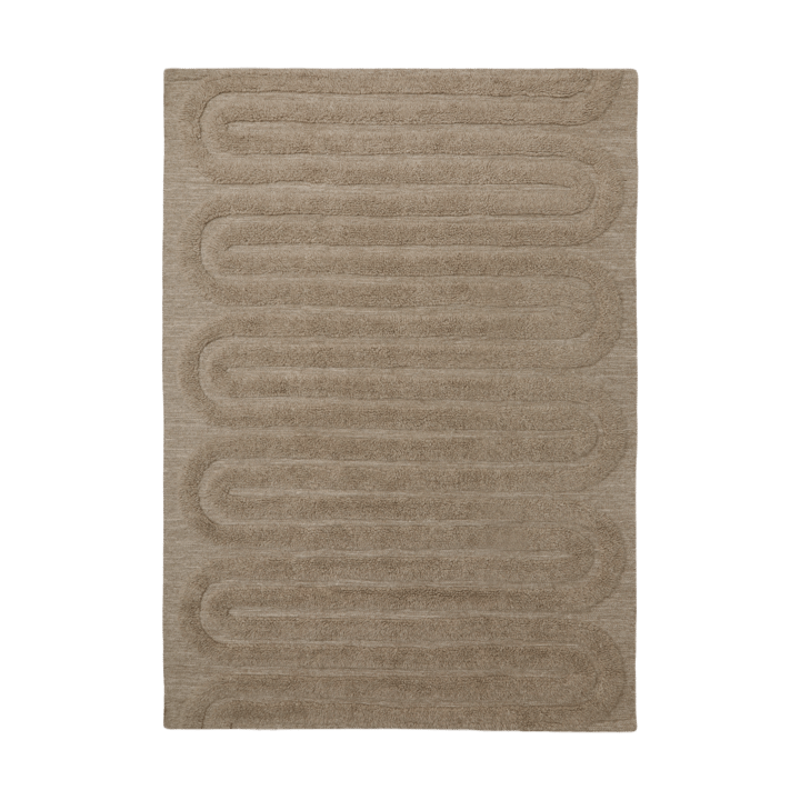 Tappeto in lana Riklund 160x230 cm - Beige-melange - Tinted