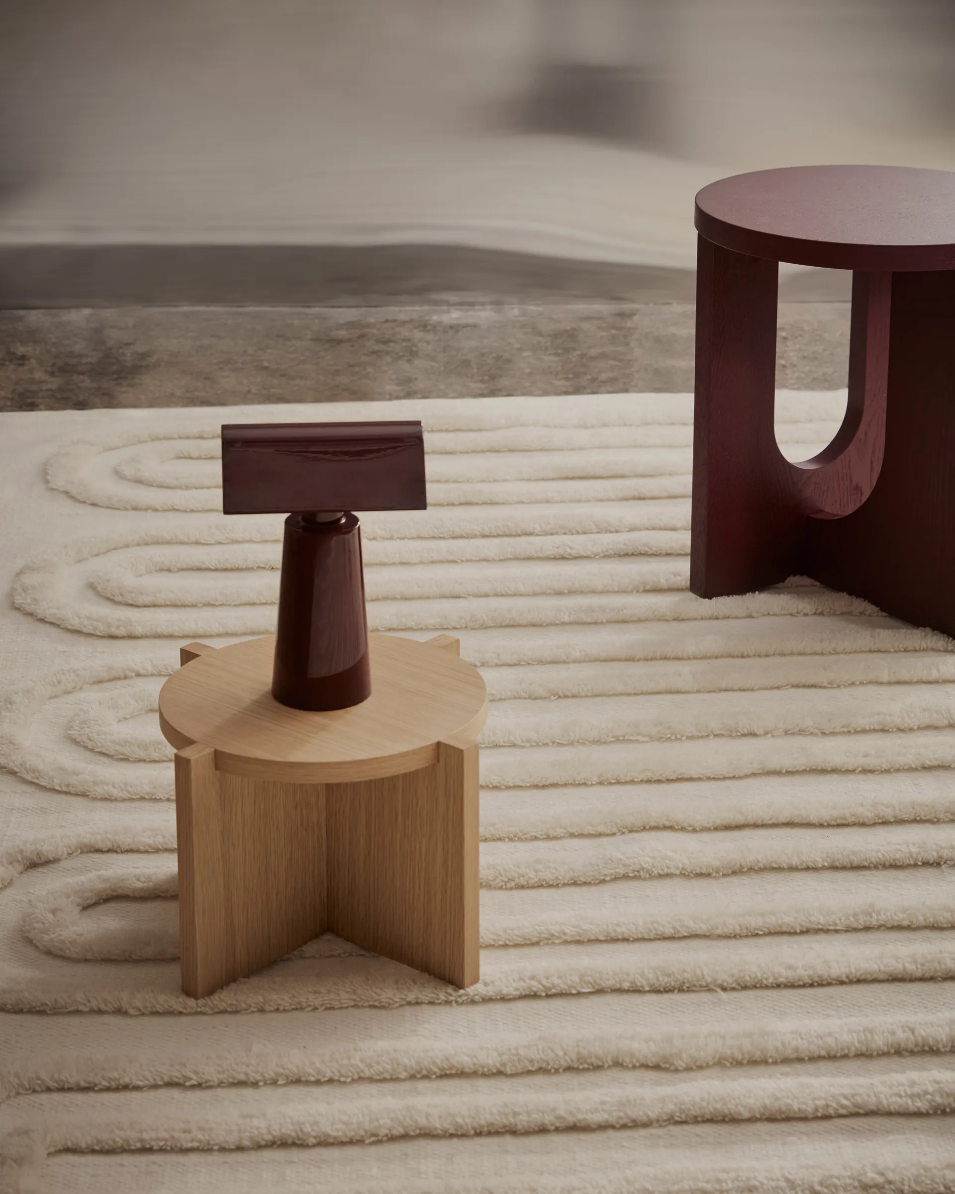 Tappeto in lana Riklund 280x380 cm, Offwhite Tinted