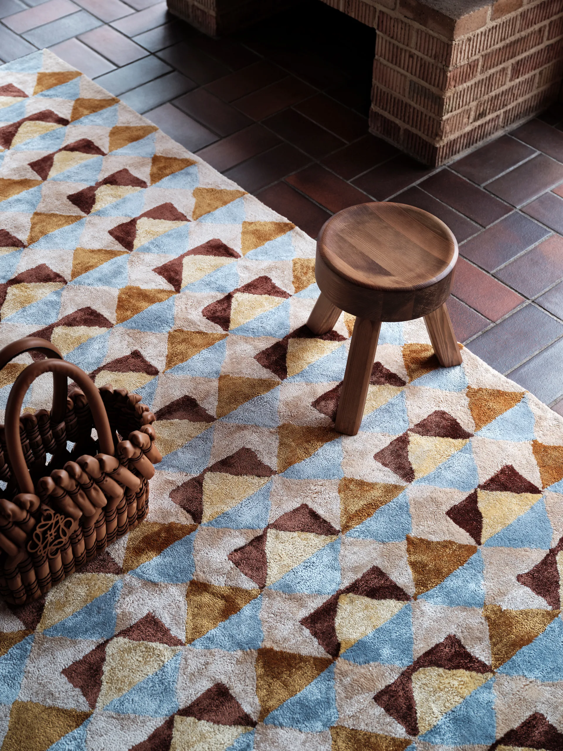 Tappeto in viscosa Mellin 170x240 cm, Multi Tinted