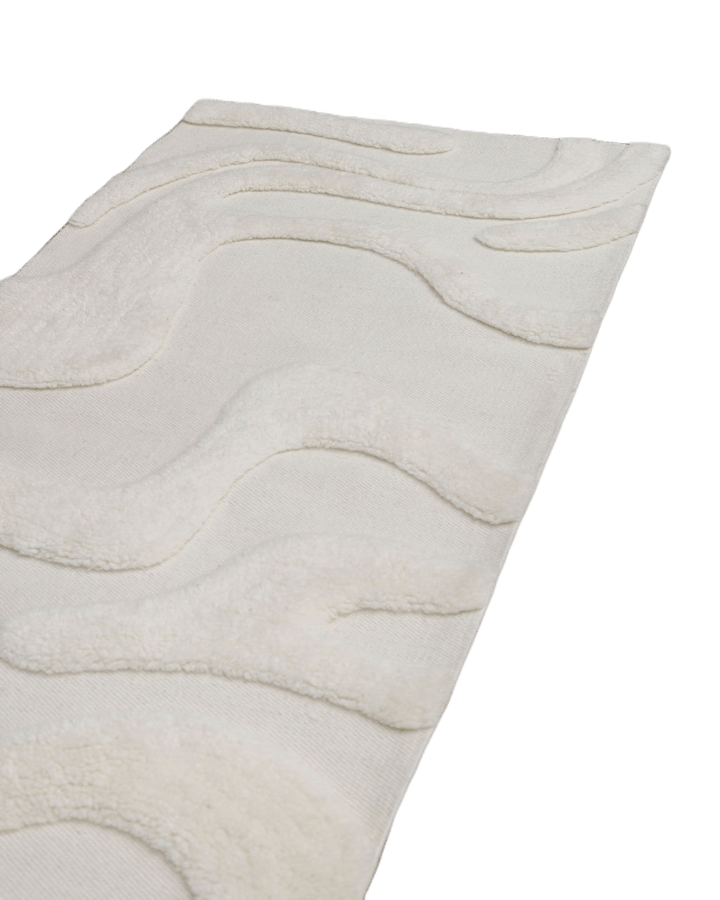 Tappeto per l'ingresso in lana Norlander 80x250 cm - White - Tinted
