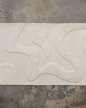 Tappeto per l'ingresso in lana Norlander 80x300 cm - White - Tinted