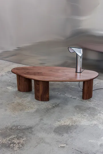 Tavolino Lowe - Noce dark brown - Tinted