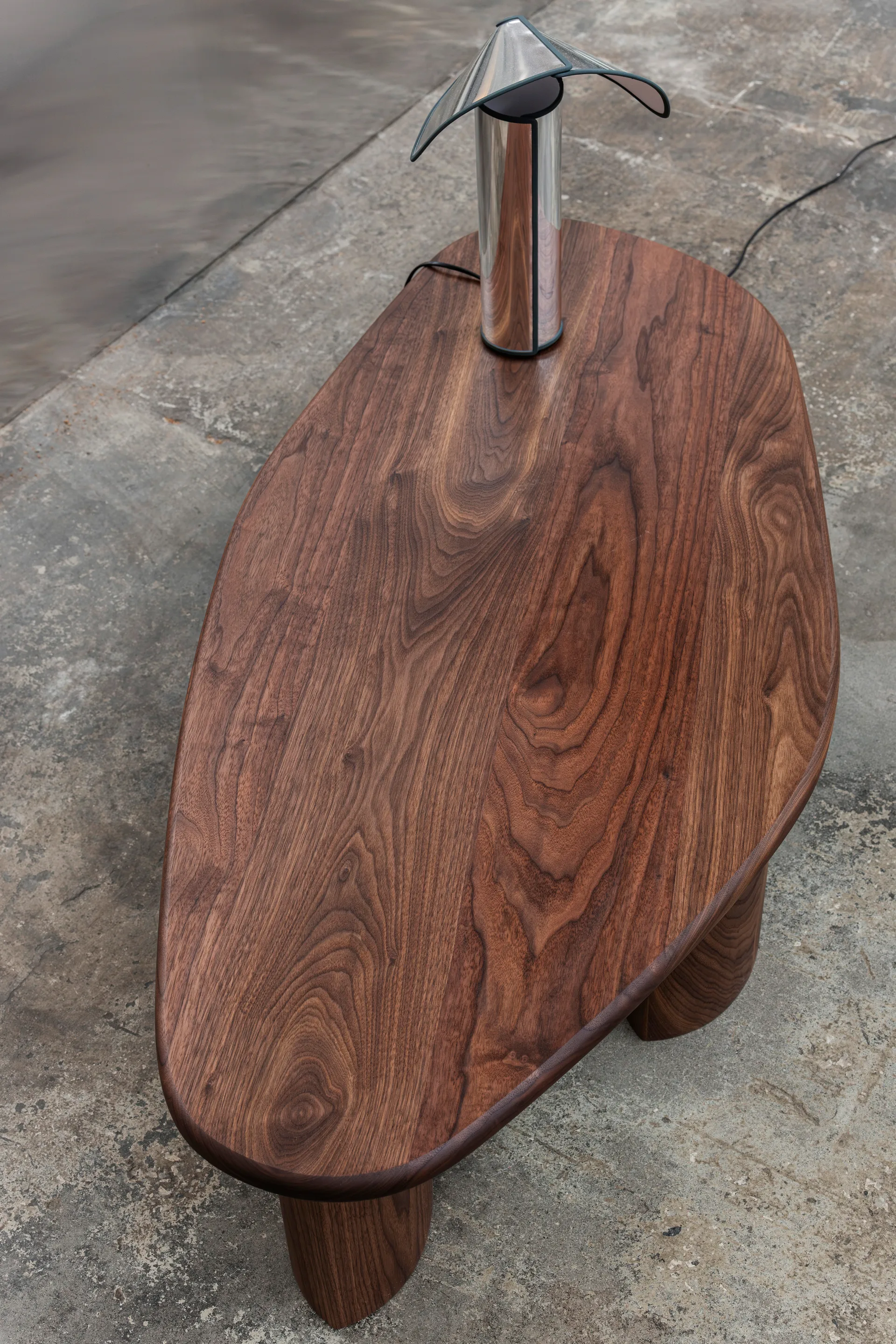 Tavolino Lowe, Noce dark brown Tinted