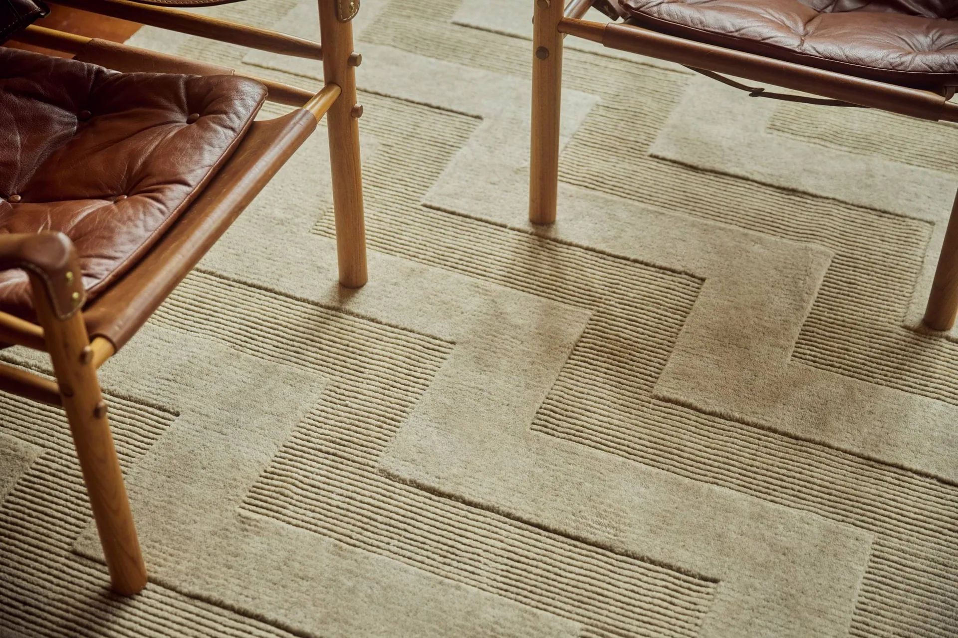 Valmont Valmont tappeto in lana, Beige-melange, 250x350 cm Tinted