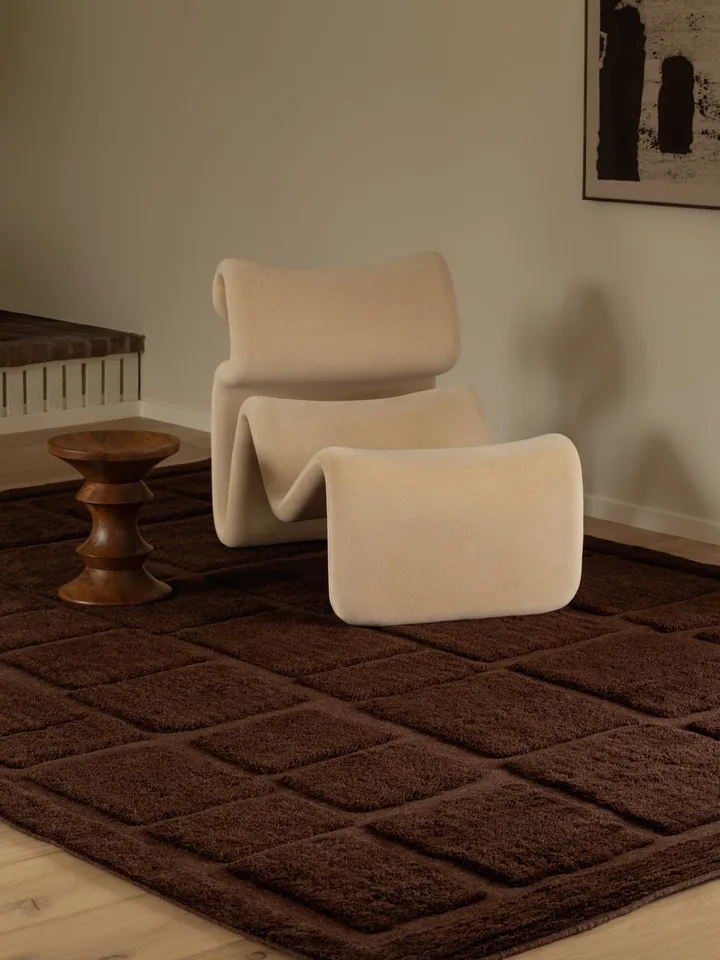 Wandel tappeto in lana - marrone, 200x300 cm - Tinted