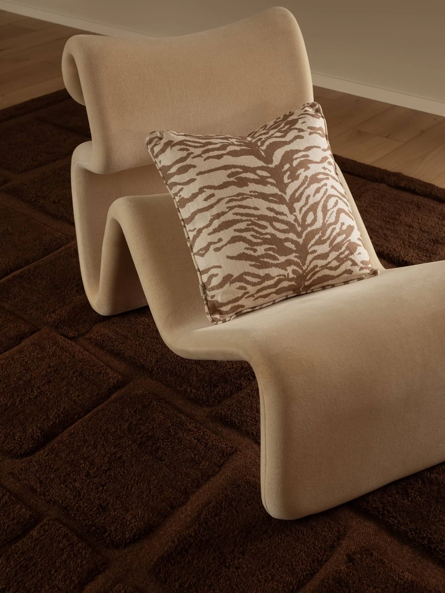 Wandel tappeto in lana, marrone, 300x400 cm Tinted