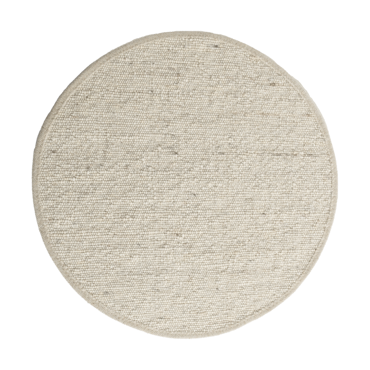 Tappeto rotondo Sierrafil - Bianco naturale nr. 11, Ø250 cm - Tisca