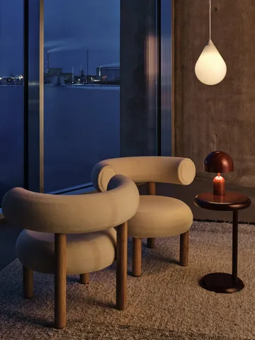 Bell Portabel LED lampada da tavolo 28 cm v.2 - Borgogna - Tom Dixon