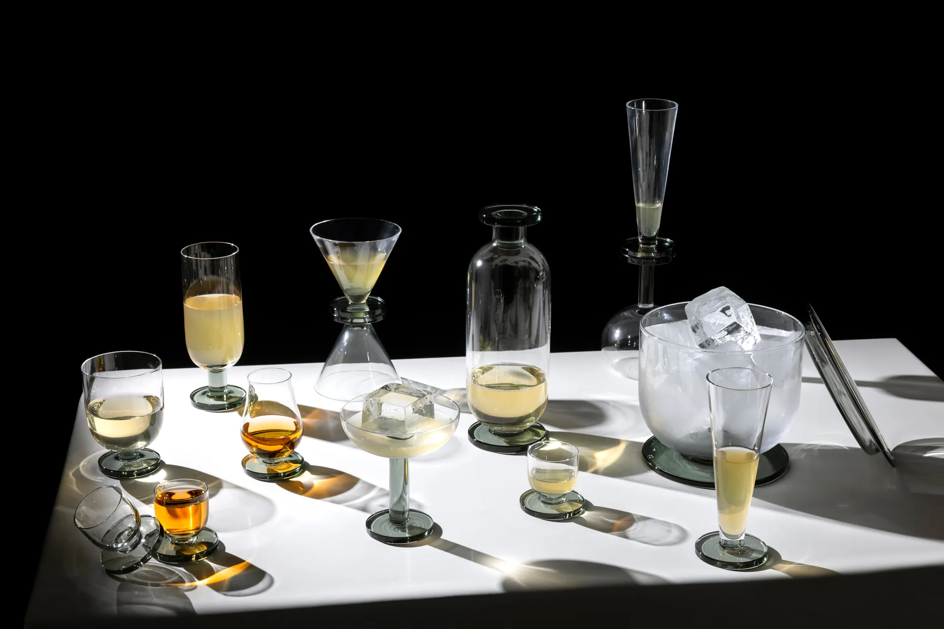 Bicchiere highball Puck, confezione da 4, 33,5 cm, Trasparente Tom Dixon