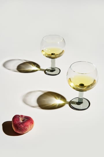 Bicchiere su piede Puck Balloon 45 cl confezione da 2 - Clear-smoke - Tom Dixon