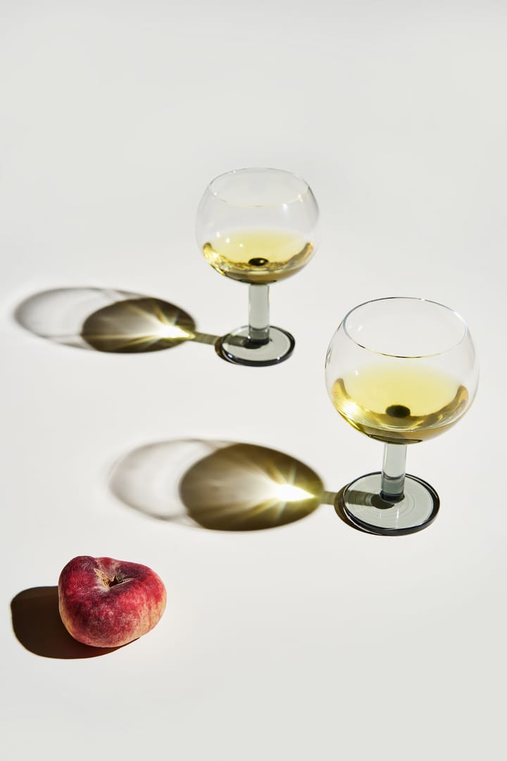 Bicchiere su piede Puck Balloon 45 cl confezione da 2, Clear-smoke Tom Dixon