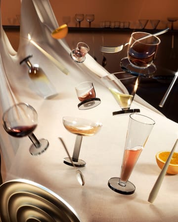 Bicchiere su piede Puck Balloon 45 cl confezione da 2 - Clear-smoke - Tom Dixon