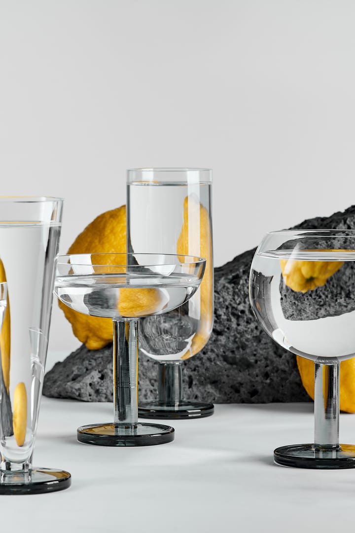 Bicchiere su piede Puck Balloon 45 cl confezione da 2, Clear-smoke Tom Dixon