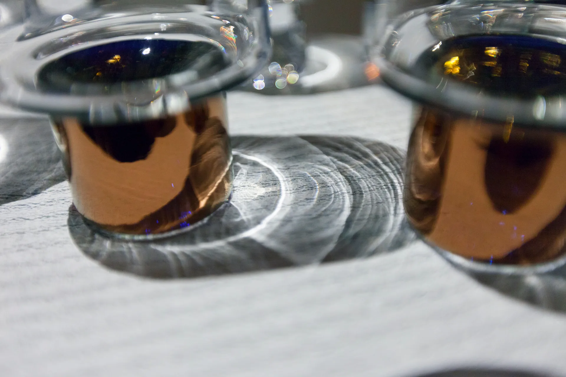 Bicchieri da bere Tank High Ball 38cl confezione da 2, Clear-copper Tom Dixon