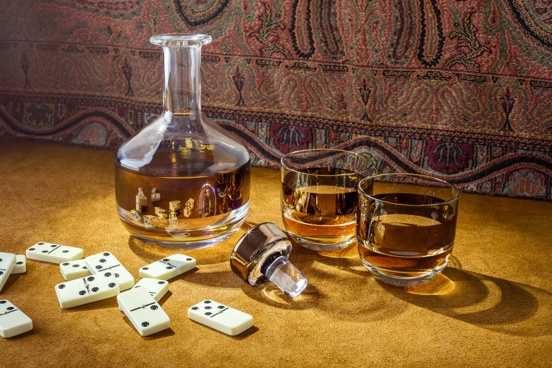 Bicchieri da whisky Tank 30 cl confezione da 2, Clear-copper Tom Dixon