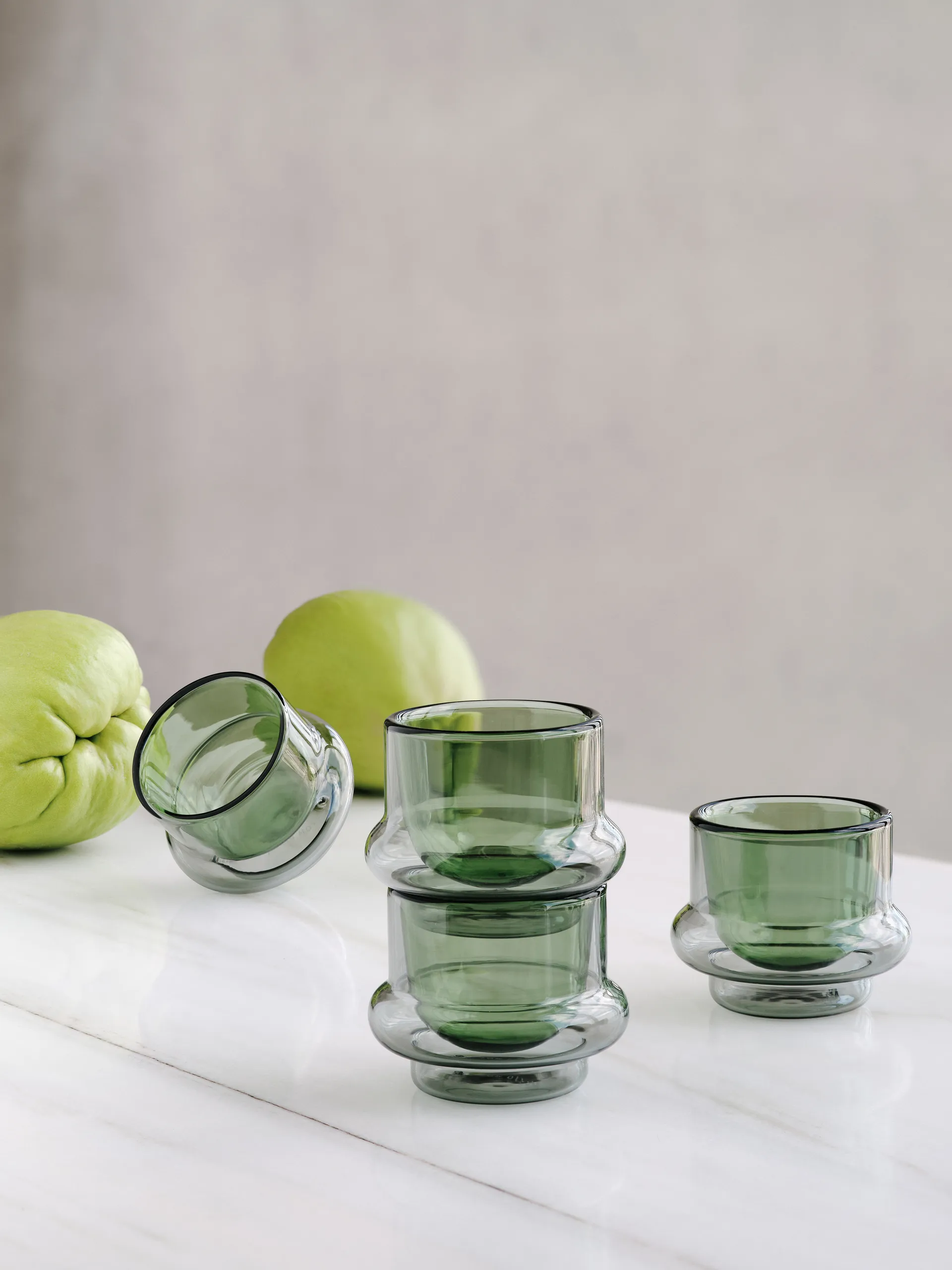 Bump tazzina da espresso 5 cl confezione da 4, Verde Tom Dixon