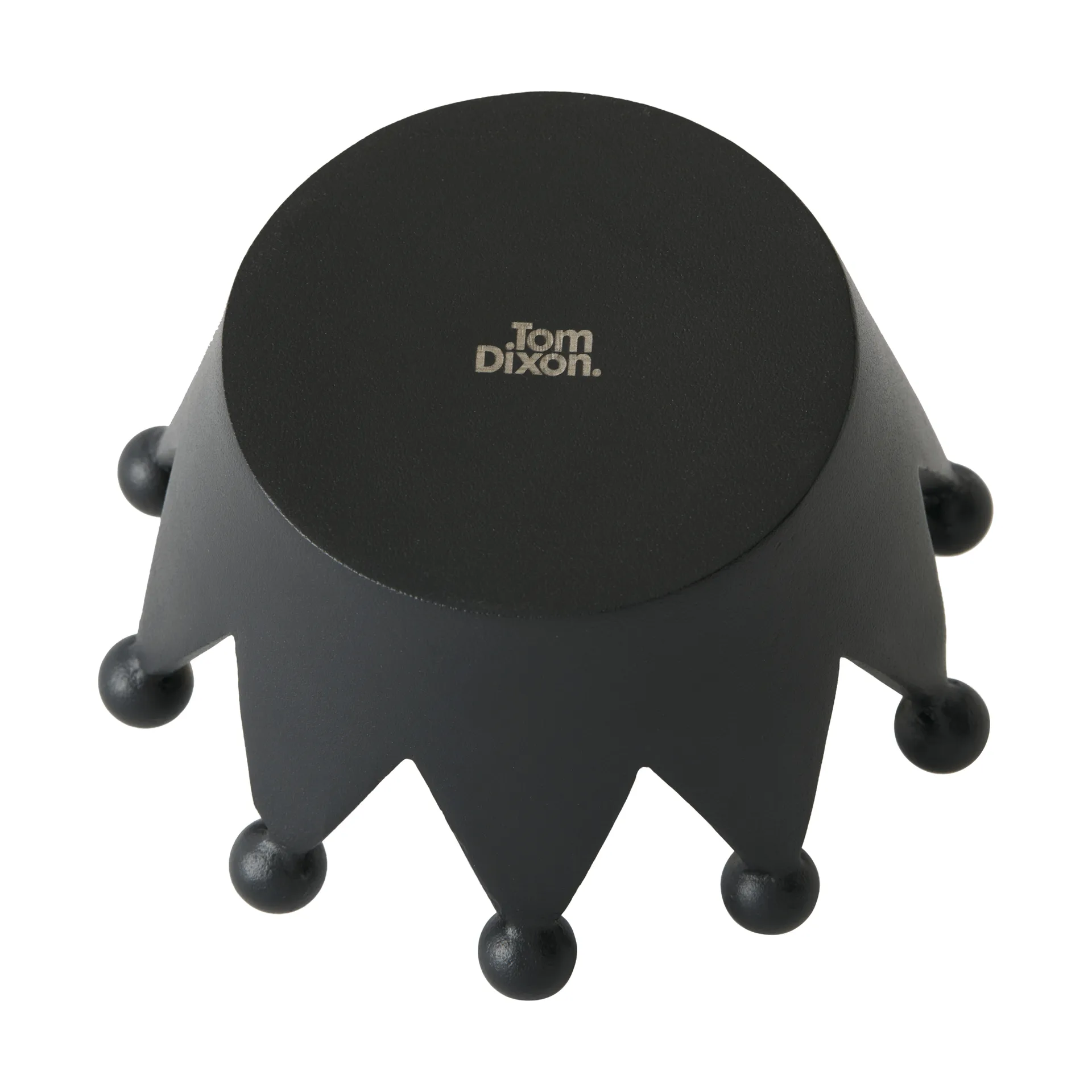 Cast Iron Crown portacandela, Ø14x8,2 cm Tom Dixon