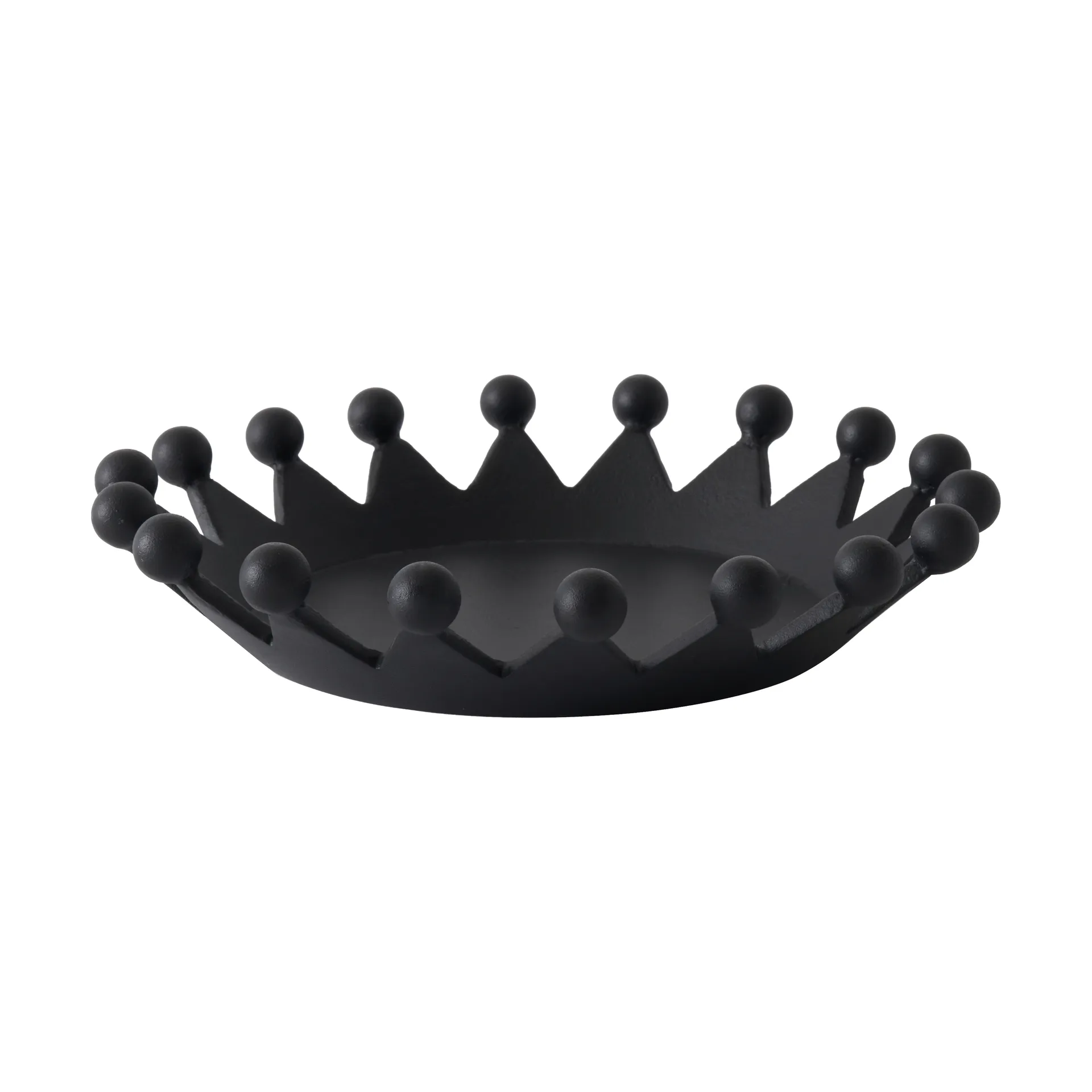 Cast Iron Crown portacandela, Ø22x4,5 cm Tom Dixon