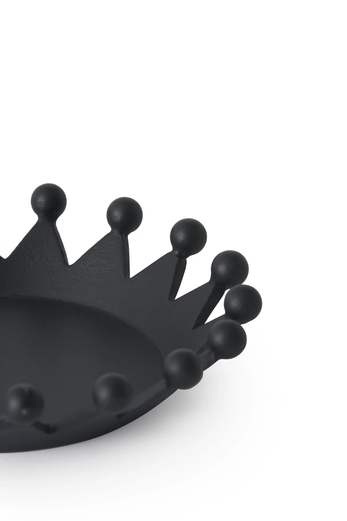 Cast Iron Crown portacandela, Ø22x4,5 cm Tom Dixon