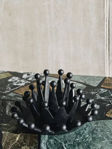 Cast Iron Crown portacandela - Ø22x4,5 cm - Tom Dixon