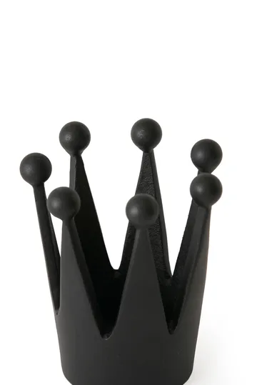 Cast Iron Crown portacandela - Ø8,8x12,1 cm - Tom Dixon