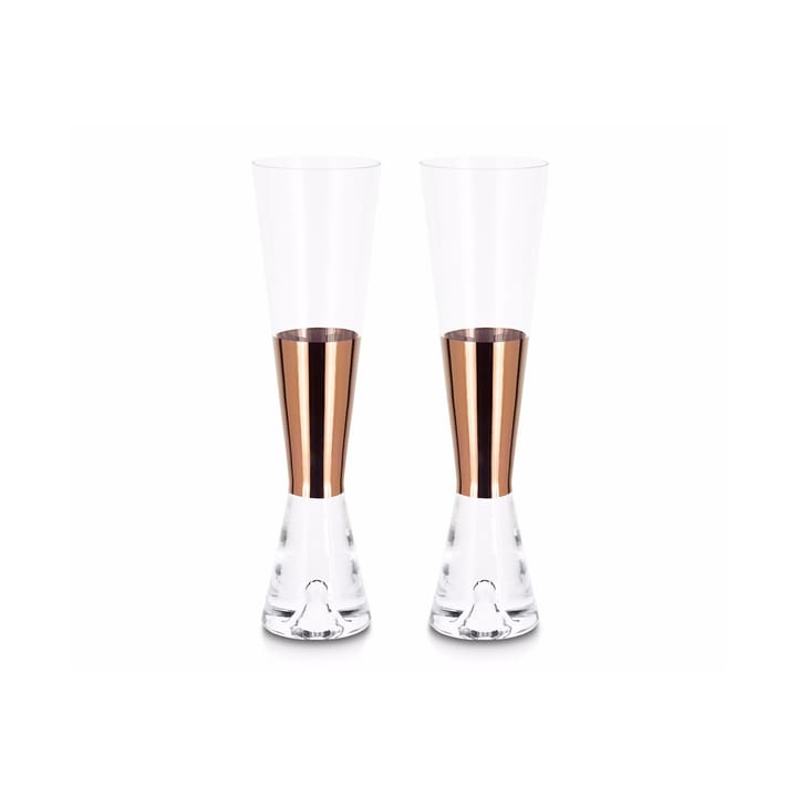 Confezione da 2 bicchieri da champagne Tank - Rame - Tom Dixon