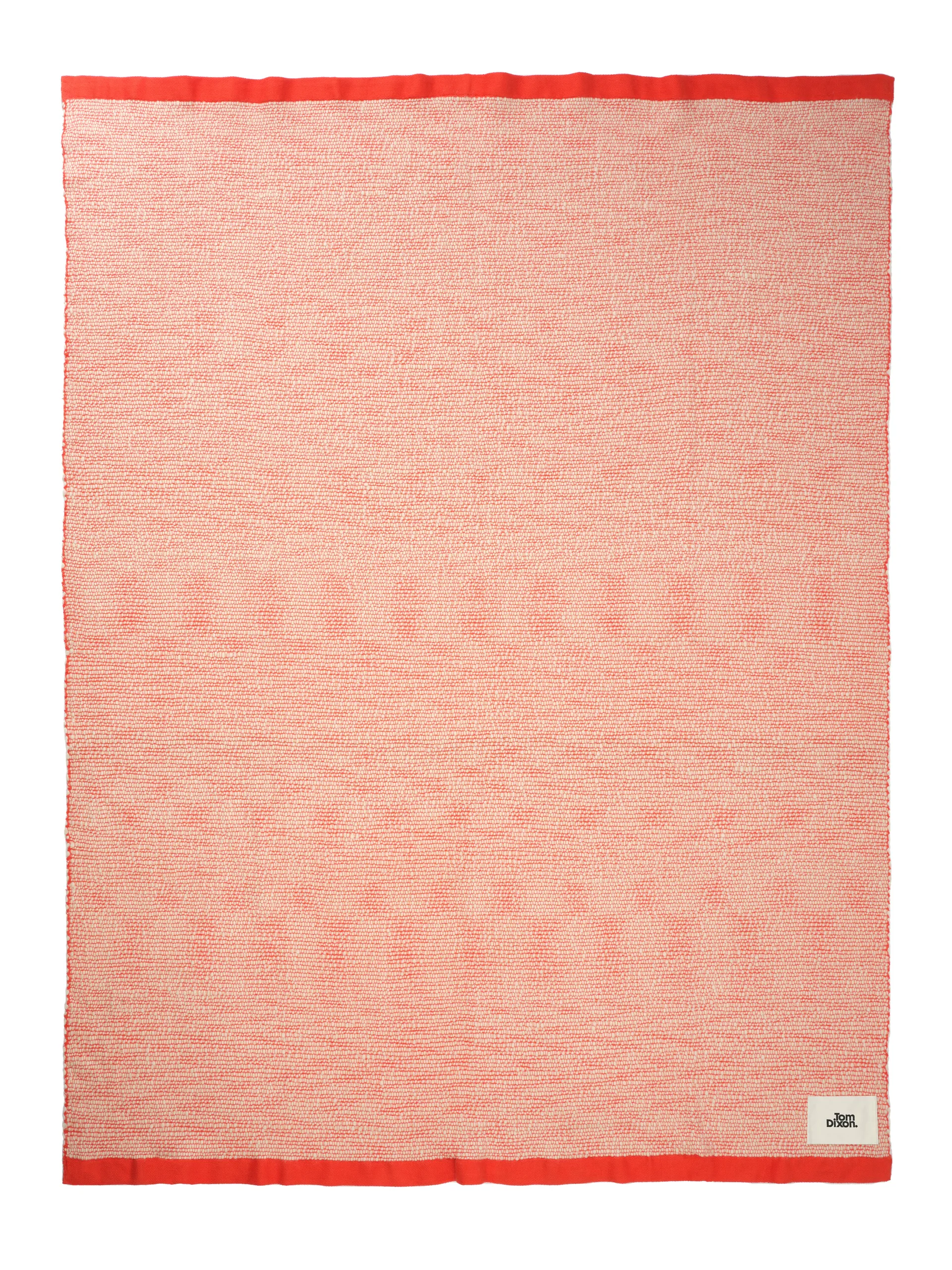 Coperta Thread 140x180 cm, Arancione e bianco Tom Dixon