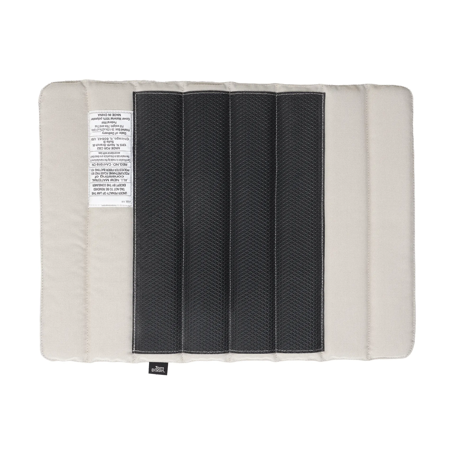 Cuscino per seduta Groove, Putty Tom Dixon