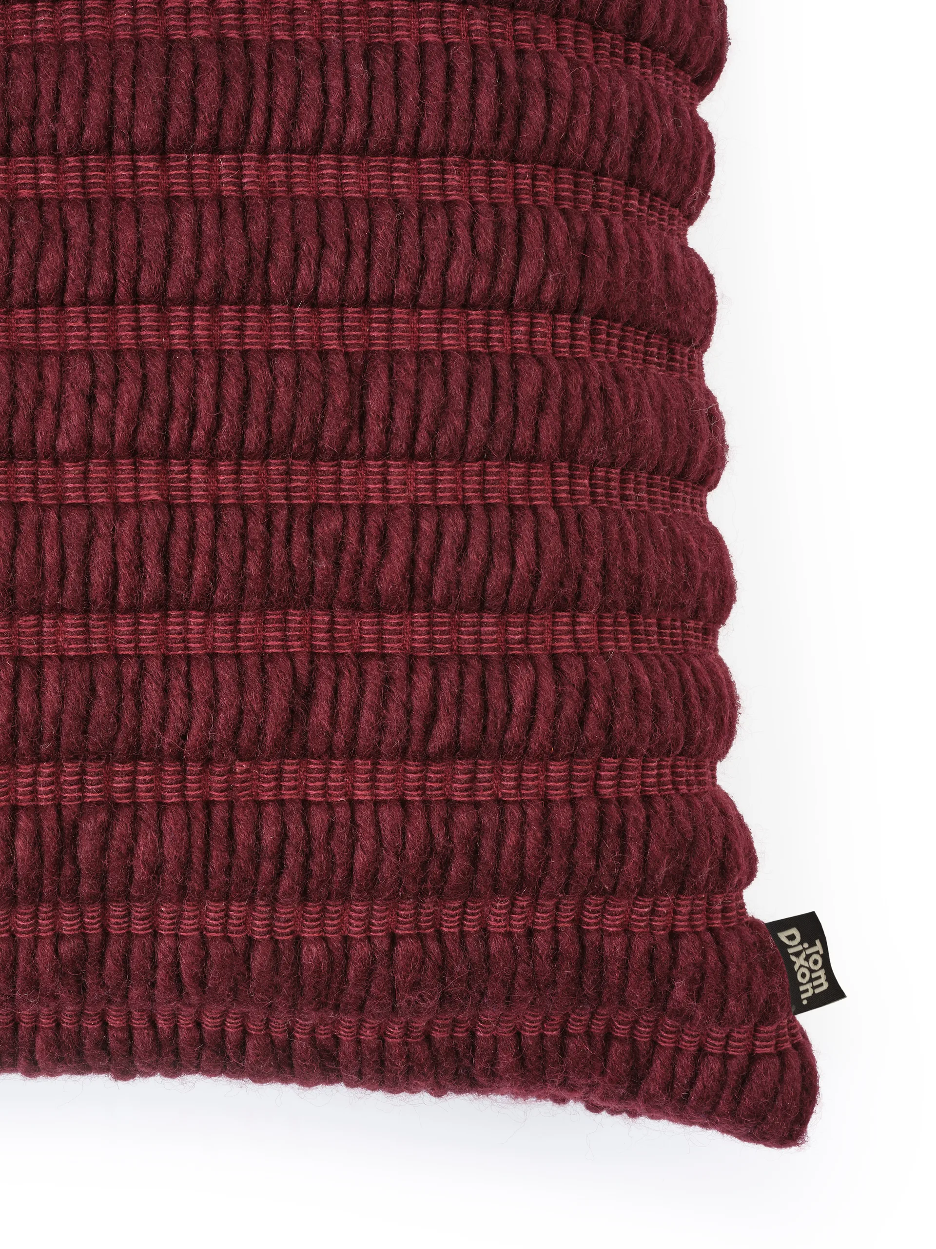 Cuscino Ridge 45x45 cm, Bordeaux Tom Dixon