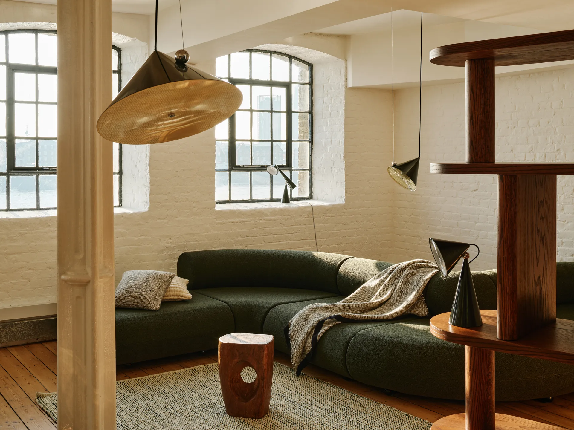 Cuscino Ridge 45x45 cm, Naturale Tom Dixon