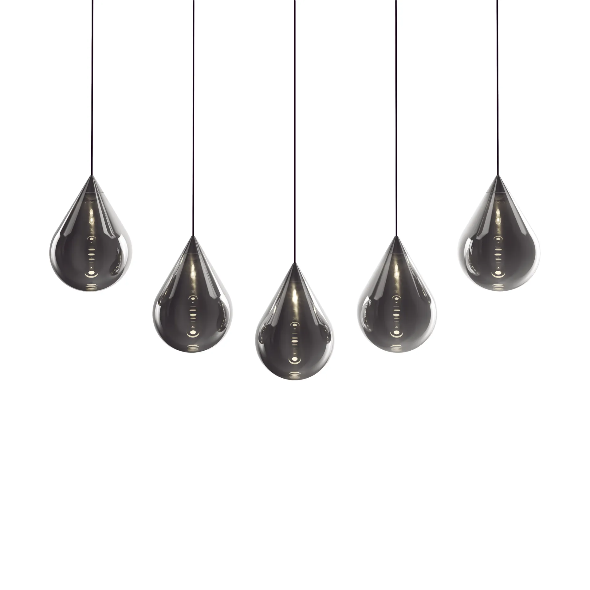 Flare Bead lampada a sospensione, Argento Tom Dixon